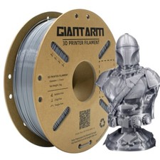 Giantarm PLA Filament 1.75mm 1kg/Roll Argent Haute Résistance pour Imprimante 3D