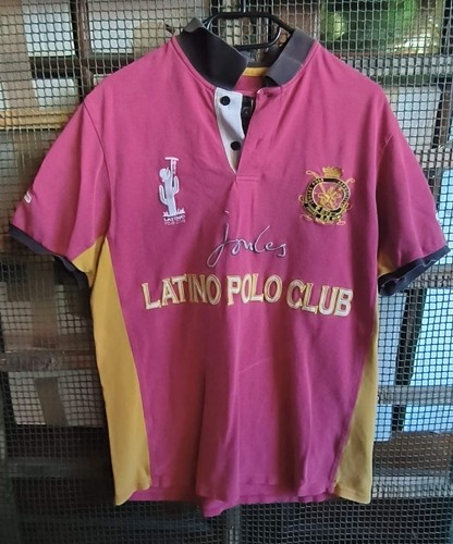 Polo équitation rose latino - rose,