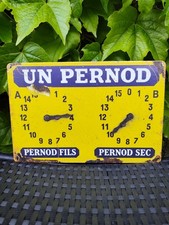 Plaque métal Pernod fils