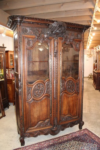 French antique carved - antique, normandy