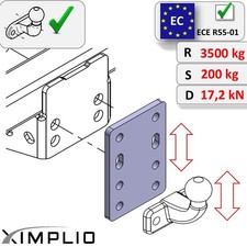 Plaque de rehausse boule