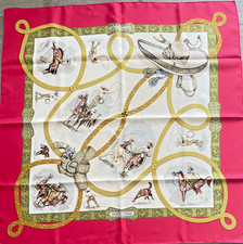 Foulard/Carré/Shawl★HERMES soie 100%★CHARREADA-65g★Silk SCARF schal