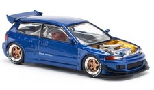 HONDA Civic (EG6) - Pandem  - bluemetallic - PopRace 1:64
