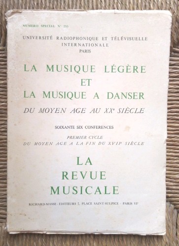 Livre revue musique - revue,