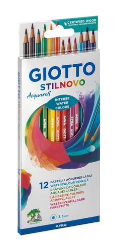 Stilnovo acquarell etui 12 - stilnovo,