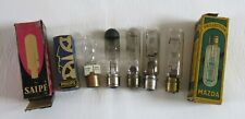 LAMPE PROJECTEUR CINÉMA, 8 lampes anciennes, projection, saipe, mazda, thorn .