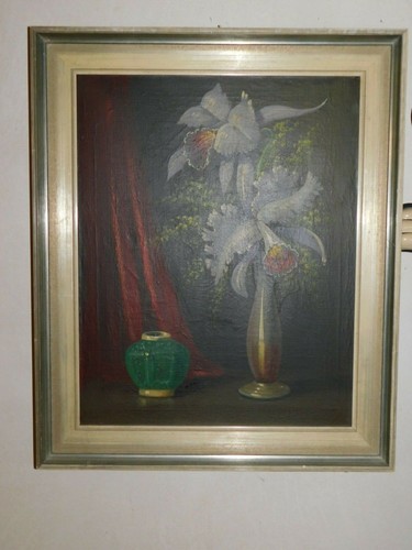 Peinture nature morte fleurs - nature,