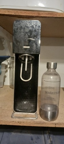 Sodastream black silver soda - &,