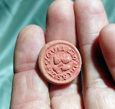 Matrice Sceau Cachet Ancien Religieux