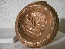 Cendrier de la Compagnie des Wagons-Lits, WL, en bronze.