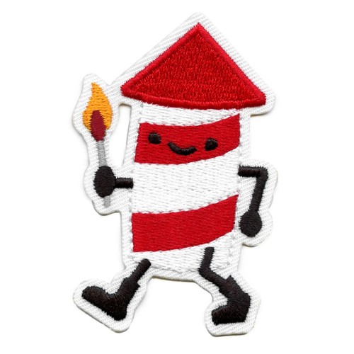 Happy pétard patch brodé - happy,