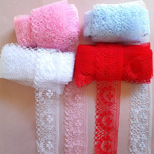 Dentelle fine en polyester au