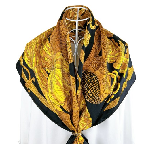 Foulard vintage soie hermes - foulard, en