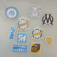 10 stickers Olympique de Marseille OM entre 3 cm et 7 cm