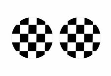2x autocollant sticker rond