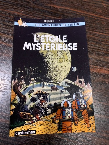 Carte postale 15x10 tintin - carte,