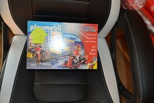 playmobil neuf 6869 pieces 70 * garage de karting*