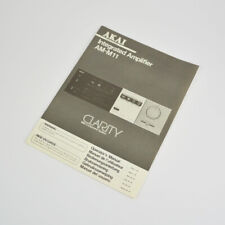 Amplificateur Intégré AKAI AM-M11 - Manuel D'Origine - Manuel