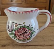 TRES JOLI PICHET EN FAIENCE D'ANGOULEME SIGNE LE RENOLEAU - FIN XXème SIECLE