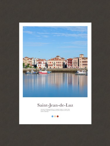 Poster saint jean luz - poster, saint-jean-de-luz