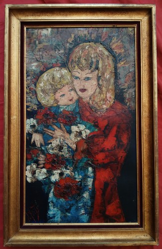 Superbe huile par - henri, d'anty