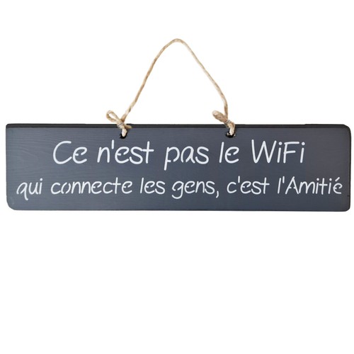 Plaque décorative bois - plaque, en