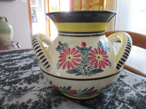 Ancien grand vase quimper - vase,