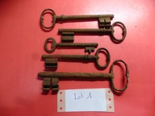 Lot 1 de 5 clés à gorges