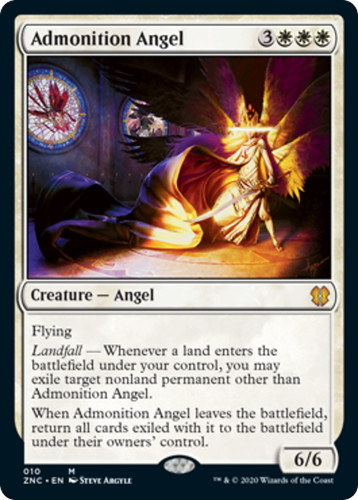 Admonition angelmtg rare - admonition,