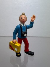 Figurine tintin avec valise