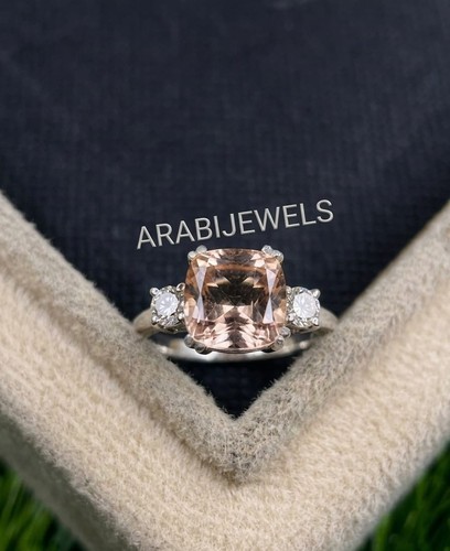 Bague morganite taillée - bague, en