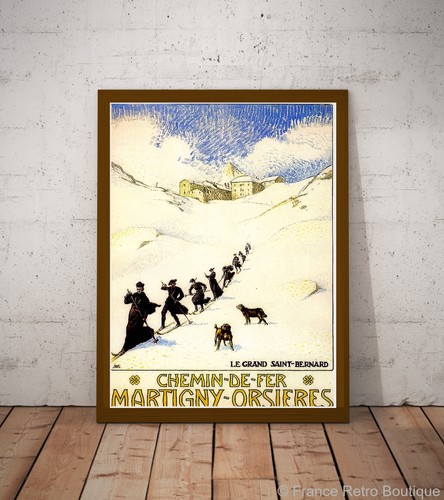 Chemin fer martigny - fer, skiers