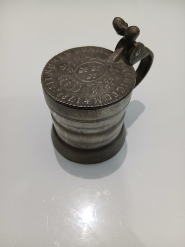 Chope etain couvercle ecu - etain,