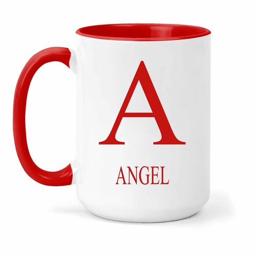 Ange nom initiales tasse - nom,