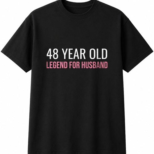 Year old legend for husband - old,