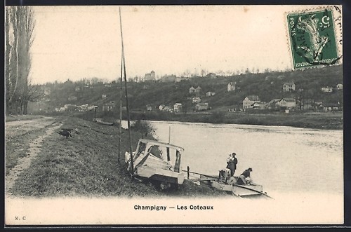 Cpa champigny les - cpa, coteaux