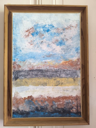 Huile sur toile - , "composition