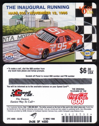 Napa 500 atlanta - $, (atlanta