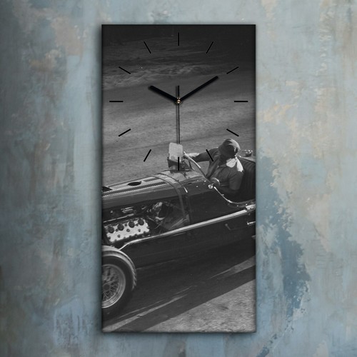 Horloge murale sur - , toile
