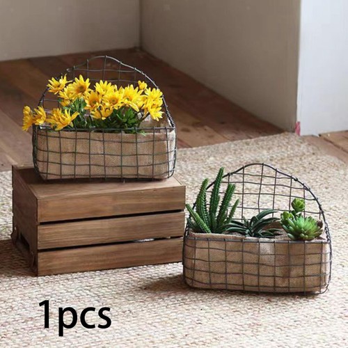 Panier suspendu fil fer - en,