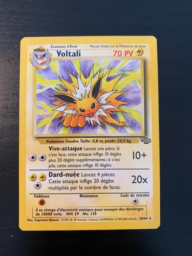 Carte pokémon voltali - carte, 20/64
