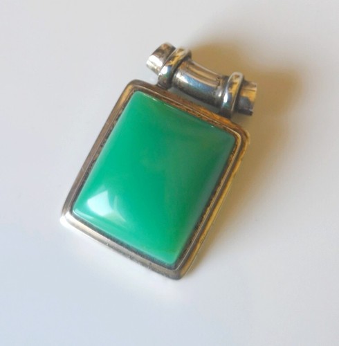 Pendentif chrysoprase 7 8 - pendentif,