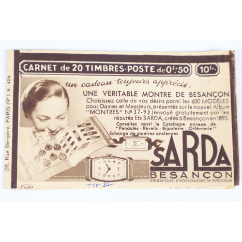 Carnet ancien 283 c61 - ancien, n°283-c61