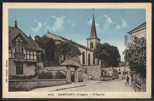 Cpa xertigny vosges - cpa, /vosges