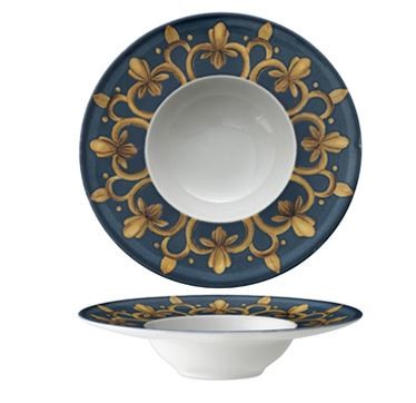 Assiettes pâte royale - x,