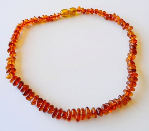 Collier perle ambre - collier,
