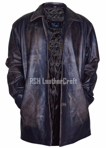 Manteau veste cuir - en,