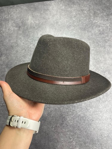 Chapeau feutre marron - chapeau,