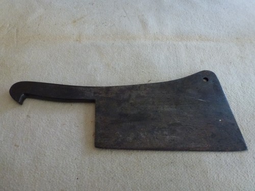 Ancienne feuille boucher en - boucher,