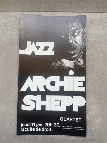 Affiche originale jazz archie - affiche,